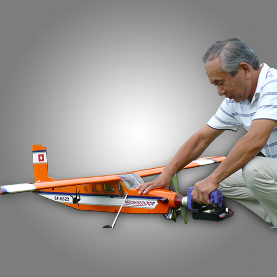 RC Starter BRS-003 (Both of Airplane & Helicopter) - Blue Bird Model